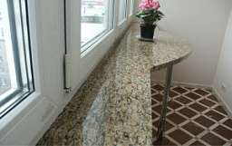 Фигурный подоконник из кварца SileStone Kimbler