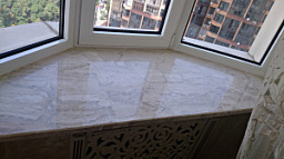 Подоконник из кварцевого камня Vicostone Acacia 9610